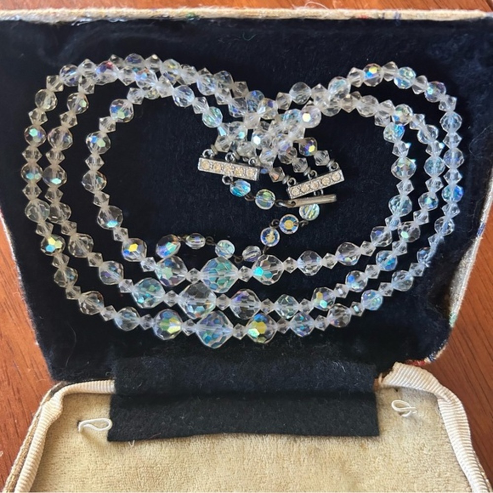 Dazzling Crystal Necklace and Earring Set